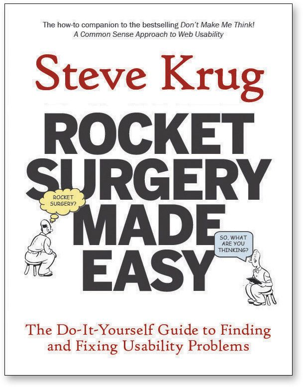 《Rocket Surgery Made Easy》封面——作者写的自助可用性测试姊妹篇