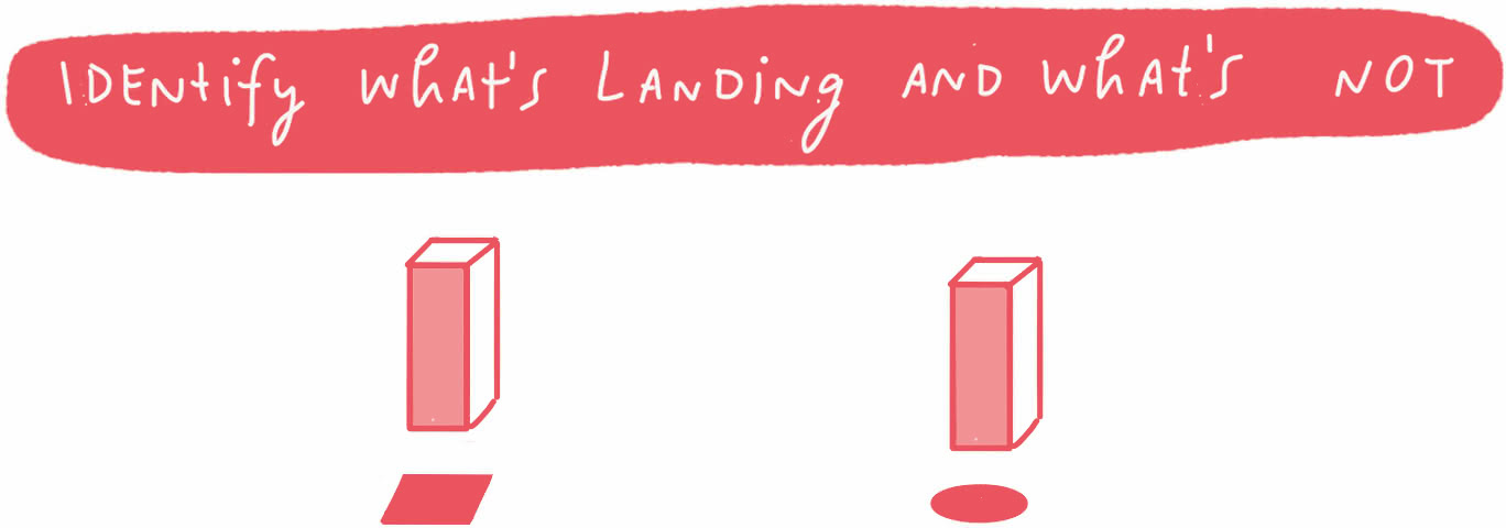 读对方反应：识别什么 landing、什么没 landing（方钉 vs 圆孔）