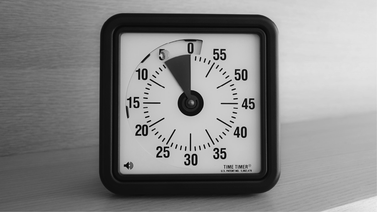 图 3-2 Time Timer 计时器——用可视化倒计时给每个环节做时间盒