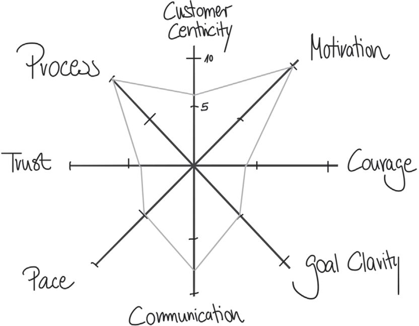 Figure 19-1：Team Radar 示例