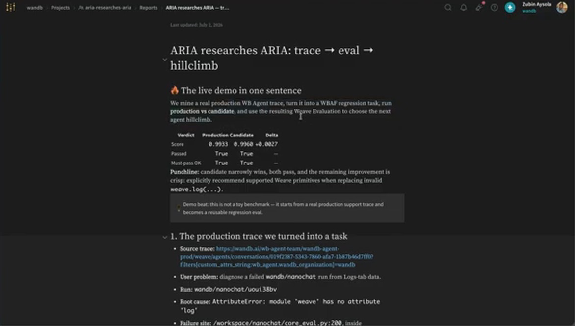 ARIA 生成的报告：生产版与候选版对比