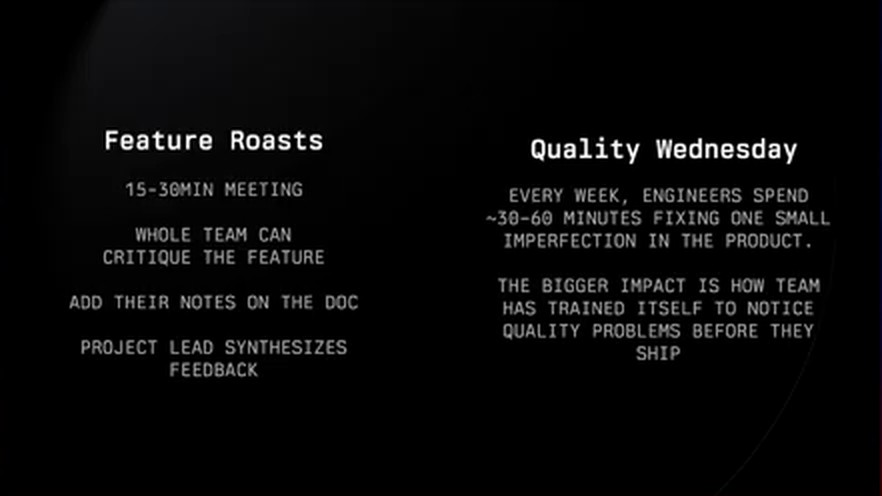 幻灯片：Feature Roasts 与 Quality Wednesday