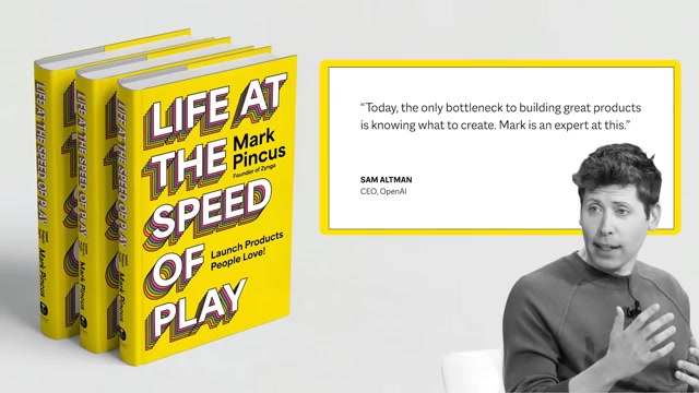 新书《Life at the Speed of Play》+ Sam Altman 推荐